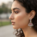Jewel Addiction Glamorous American Diamond Dangler Earrings