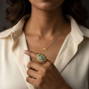 Jewel Addiction Pota Stone Designer Finger Ring