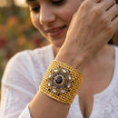 Jewel Addiction Kundan Designer Openable Bracelet