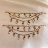 Jewel Addiction Traditional Copper Finish Pearl Multi Layer Kan Chain