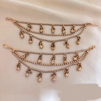 Jewel Addiction Traditional Copper Finish Pearl Multi Layer Kan Chain