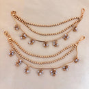 Jewel Addiction Traditional Copper Finish Pearl Multi Layer Kan Chain