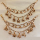 Jewel Addiction Traditional Copper Finish Pearl Multi Layer Kan Chain