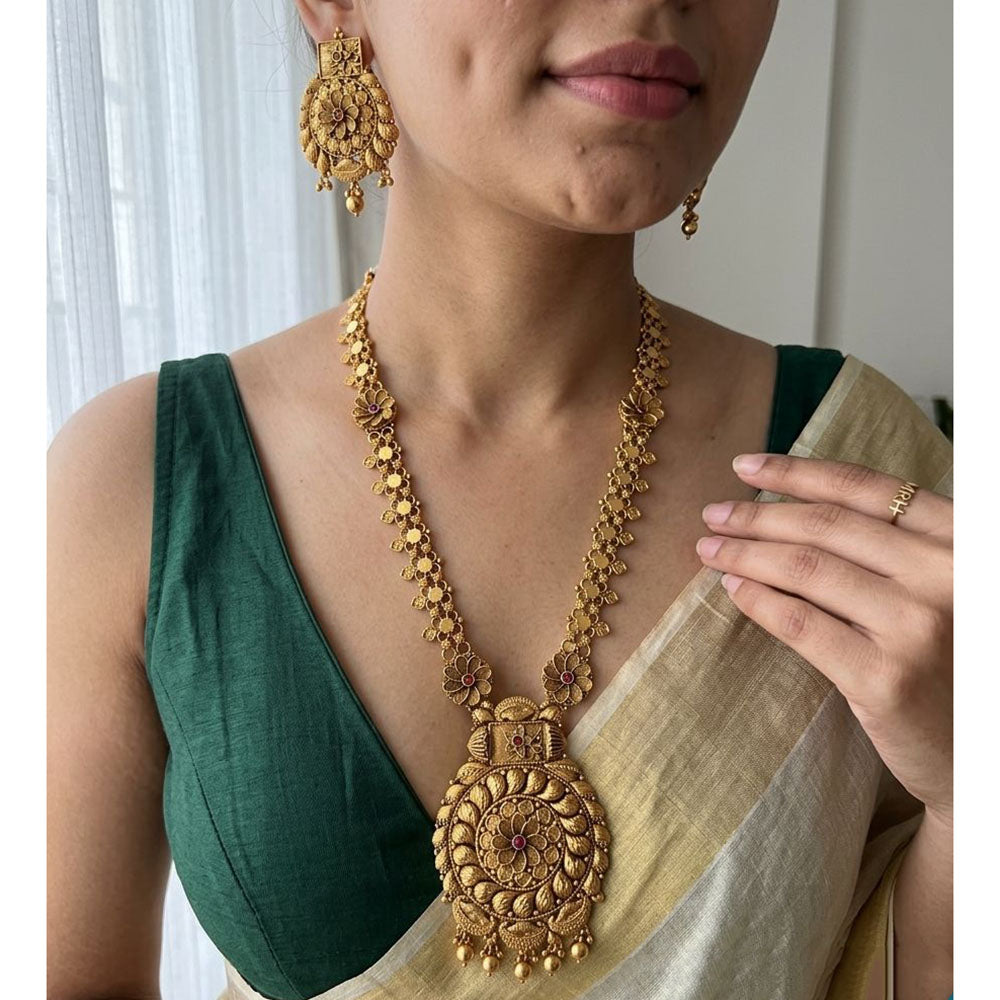 Jewel Addiction Designer Pota Stone And Beads Necklace Set