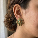 Jewel Addiction Royal Pota Stone Pearl Stud Earrings