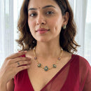 Jewel Addiction Designer Pota Stone Necklace Set