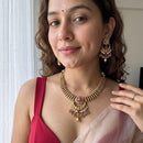 Jewel Addiction Designer Pota Stone And Beads Necklace Set
