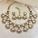 Jewel Addiction Royal Polki Kundan Stone Necklace Set