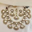 Jewel Addiction Royal Polki Kundan Stone Necklace Set