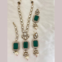Jewel Addiction Royal Polki Kundan Stone And Beads Necklace Set