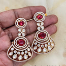 Jewel Addiction Designer Polki Kundan Stone Dangler Earrings
