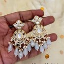 Jewel Addiction Designer Polki Kundan Stone And Beads Dangler Earrings