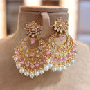 Jewel Addiction Designer Polki kundan Stone And Beads Dangler Earrings