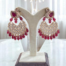 Jewel Addiction Designer Polki kundan Stone And Beads Dangler Earrings