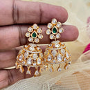 Jewel Addiction Ethnic Polki Kundan Stone Designer Jhumki Earrings