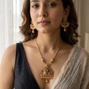 Jewel Addiction Traditional Pota Stone And Beads Necklace Set
