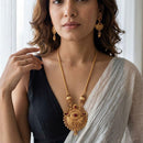 Jewel Addiction Traditional Pota Stone And Beads Necklace Set