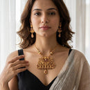 Jewel Addiction Traditional Pota Stone And Beads Necklace Set