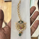 Jewel Addiction Graceful Pota Stone And Pearl Maangtikka 