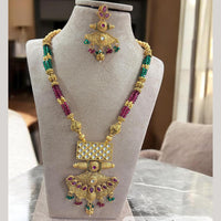 Jewel Addiction Traditional Pota Stone And Beads Long Necklace Set