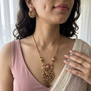 Jewel Addiction Stunning Pota Stone And Pearl Designer Jewellery Set