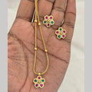 Jewel Addiction Traditional Pota Stone And Pearl Necklace Set