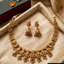 Jewel Addiction Traditional Pota Stone And Pearl Necklace Set