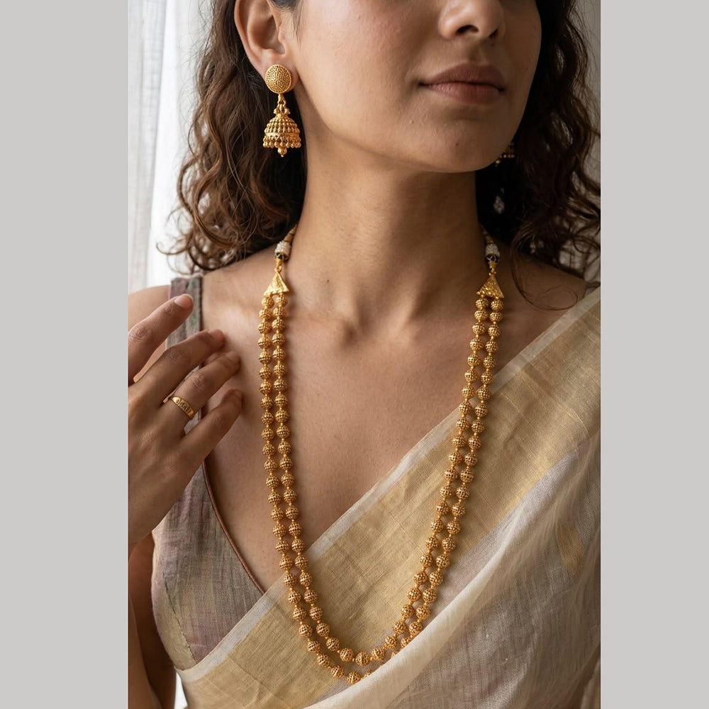 Jewel Addiction Designer Long Beaded Necklace Set for Women