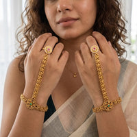 Jewel Addiction Premium Pota Stone And Pearl Hath Panja