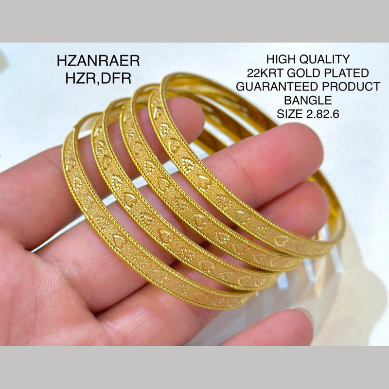 Hanna & Zainy Gold Plated Bangles Set