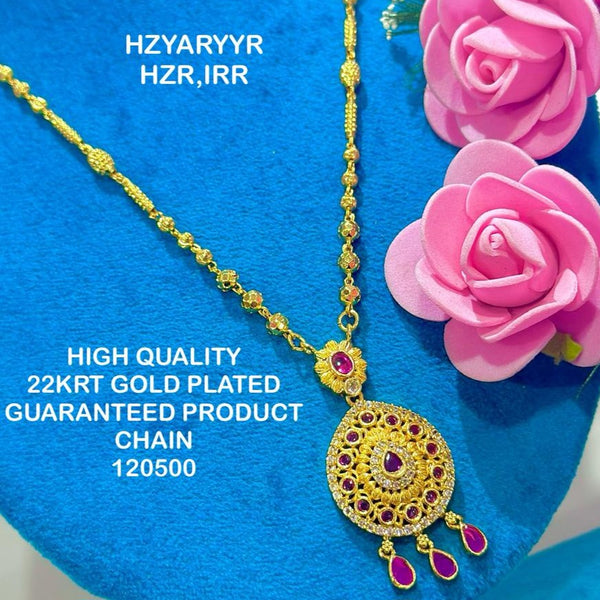 Hanna & Zainy Gold Plated Chain Pendant