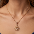  Urthn Crystal Stone Chain Pendant For Women/ Girls
