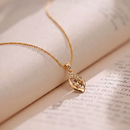 Urthn Gold Plated Assorted Colors Stylish Chain Pendant For Women & Girls (Pack of 12)