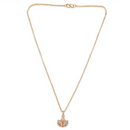 Urthn Rose Gold Plated Chain Pendant For Women/ Girls(Pack of 12)