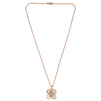 Urthn Flower Chain Pendant For Women/ Girls(Pack of 12)
