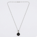 Urthn Silver Plated Flower Chain Pendant For Women/ Girls(Pack of 6)
