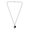 Urthn Silver Plated Heart Shape Chain Pendant For Women/ Girls(Pack of 12)