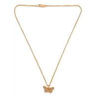Urthn Cute Butterfly Design Chain Pendant For Women/ Girls (Pack of 12)