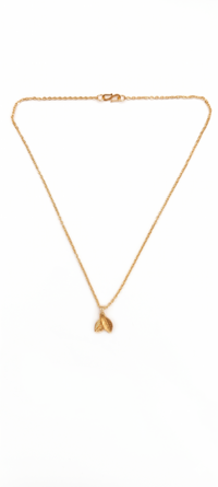 Urthn Gold Plated Leaf Chain Pendant for Women & Girls (Pack of 4)