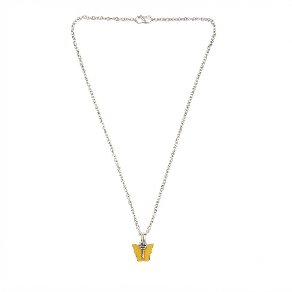 Urthn Butterfly Chain Pendant for Women Stylish Trendy Fashion Jewellery(Pack of 12)