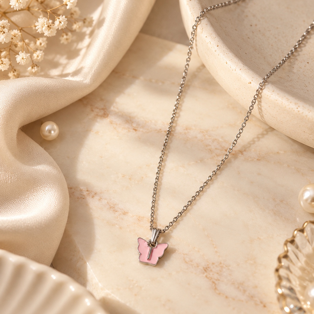 Urthn Butterfly Chain Pendant for Women Stylish Trendy Fashion Jewellery