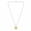 Urthn Graceful Butterfly Shape Meenakari Chain Pendant | Designer Jewellery for Women - 1205096B(Pack Of  12)