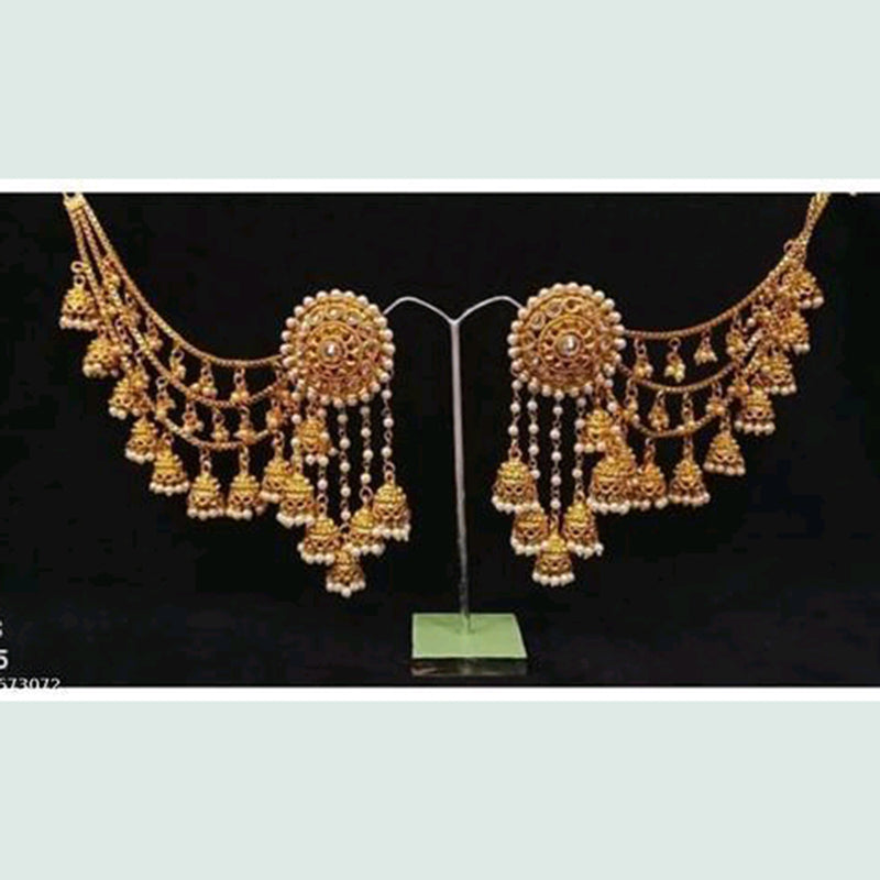 JCM Jewellery Gold Plated Kanchain Earrings