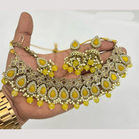 Lucentarts Jewellery  Kundan & Beads Necklace Set