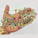 Lucentarts Jewellery  Kundan & Beads Necklace Set