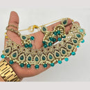 Lucentarts Jewellery  Kundan & Beads Necklace Set