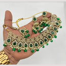 Lucentarts Jewellery  Kundan & Beads Necklace Set