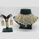 Lucentarts Jewellery  Kundan & Beads Necklace Set