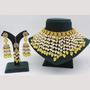 Lucentarts Jewellery  Kundan & Beads Necklace Set