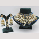 Lucentarts Jewellery  Kundan & Beads Necklace Set